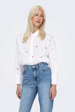 BLUSA CORAZONES BLANCO
