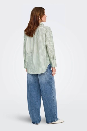 BLUSA RAYAS VERDE 2