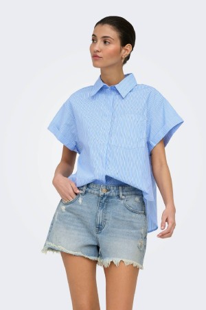 BLUSA RAYAS AZUL