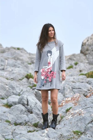 VESTIDO ROCK&SOUL GRANATE