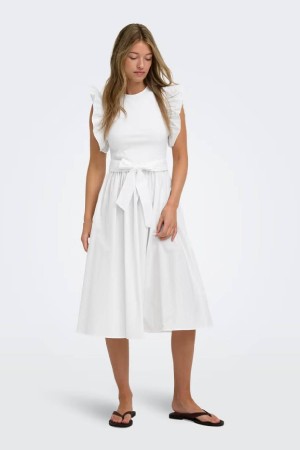 VESTIDO LAZADA BLANCO