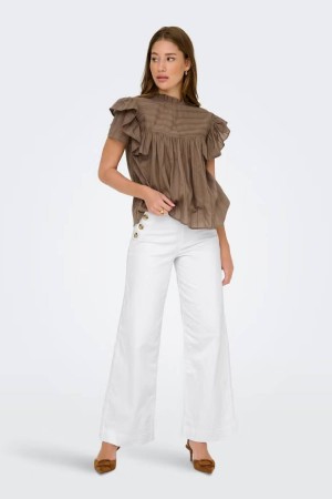 JEANS ONLMADISON BUTTON BLANCO