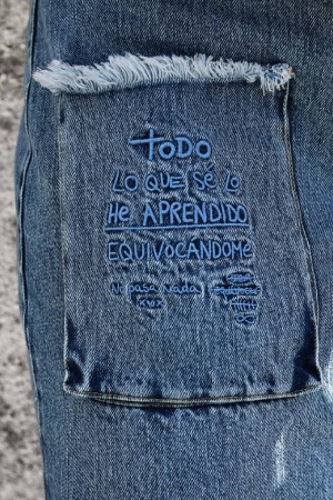 FALDA DENIM EQUIVOCANDOME AZUL 2