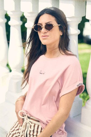 CAMISETA BASICA ANABEL ROSA