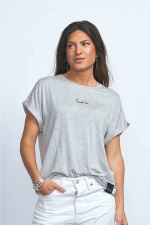 CAMISETA BASICA ANABEL GRIS 2