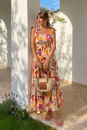 VESTIDO CAROL NARANJA