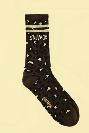 CALCETINES SALVAJE MARRON 2