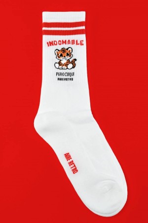 CALCETINES INDOMABLE BLANCO 2