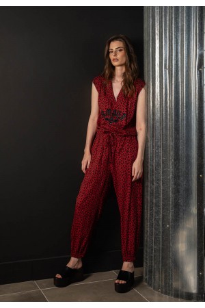 MONO ANIMAL PRINT AMOUR ROJO
