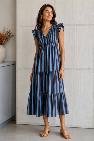 VESTIDO CELESTE PICO AZUL