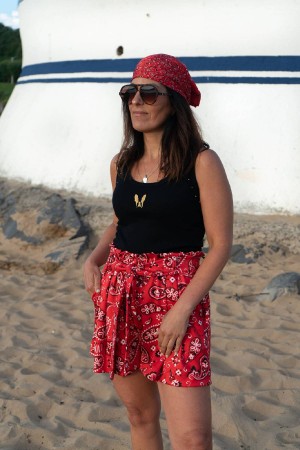 SHORT LOLA PASLEY ROJO