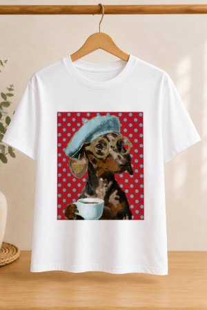CAMISETA DOG LUNARES