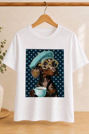 CAMISETA DOG LUNARES