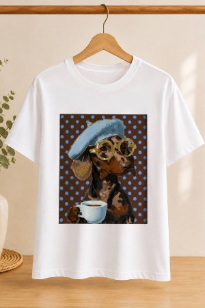 CAMISETA DOG LUNARES