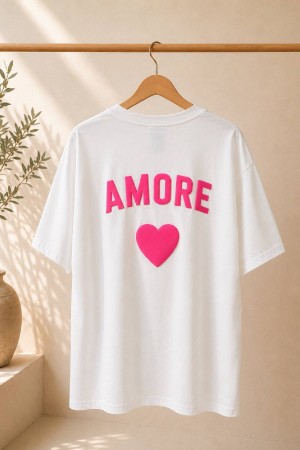 CAMISETA AMORE BLANCO 2