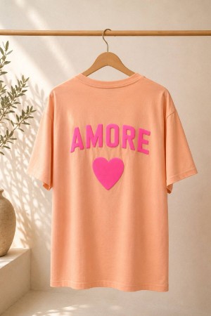CAMISETA AMORE SALMON 2