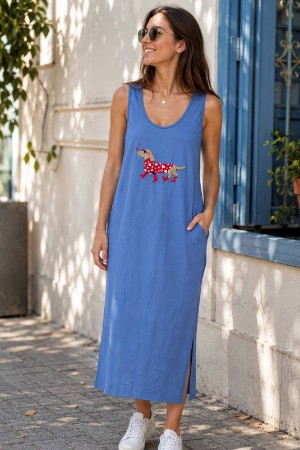 VESTIDO SALCHI AZUL