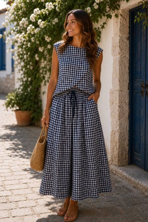 CONJUNTO COMILLAS MARINO