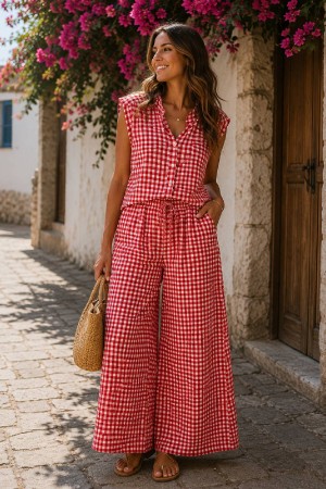 CONJUNTO SUANCES ROJO