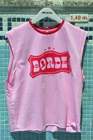 CAMISETA BORDE ROSA 2