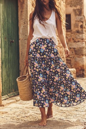 VESTIDO FALDA FLOWER POWER...