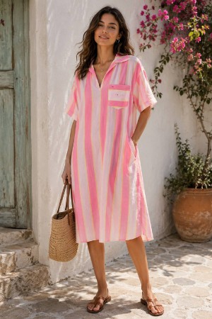 VESTIDO VERGARA ROSA