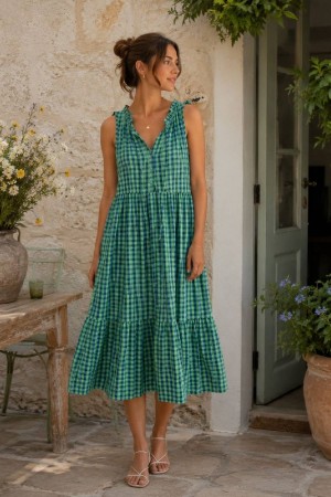 VESTIDO GRECIA VERDE