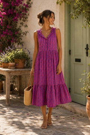 VESTIDO GRECIA ROSA