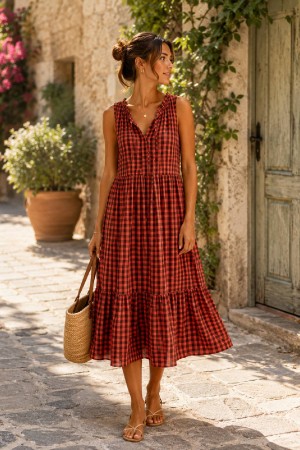 VESTIDO GRECIA NARANJA