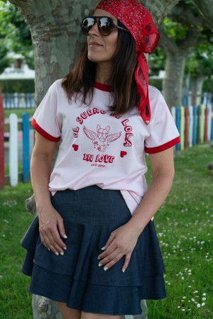 CAMISETA IN LOVE BLANCO