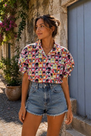 BLUSA CARITAS BLANCO