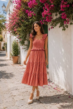 VESTIDO FORMENTERA CORAL