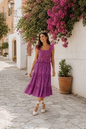VESTIDO FORMENTERA FUCSIA