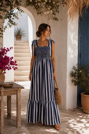 VESTIDO CACERES AZUL