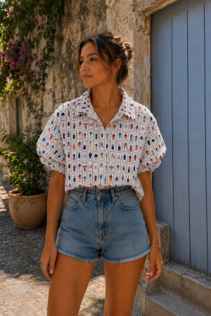 BLUSA PERSONAS BLANCO