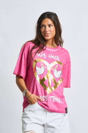 CAMISETA COACHELLA ROSA