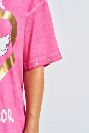 CAMISETA COACHELLA ROSA 2