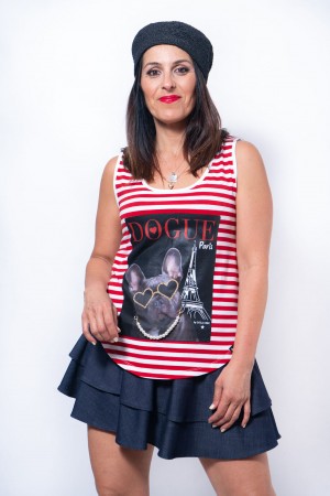 CAMISETA DOGUE PARIS ROJO