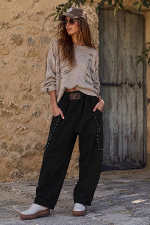 PANTALON CARGO ROMA NEGRO