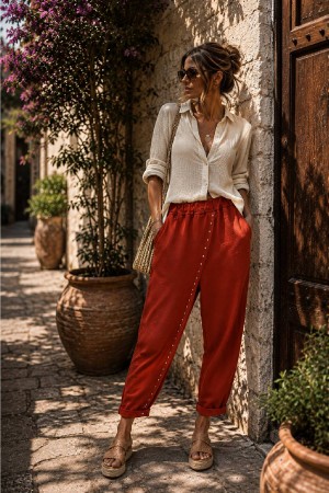 PANTALON SIENA TEJA