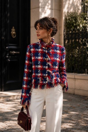 CHAQUETA ETOILE TWEED ROJO