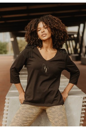 CAMISETA HOMBRERAS A&C NEGRO 2