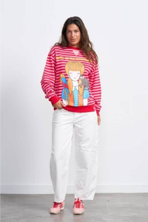 SUDADERA MARIETA ROJO 2