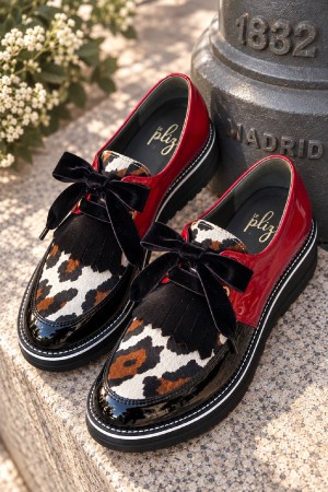 ZAPATO VESPER CHAROL NEGRO