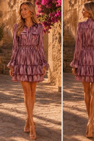 VESTIDO GASA ALBA CAMISERO...