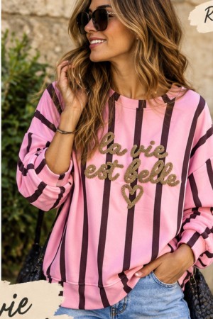 SUDADERA GRETA ROSA