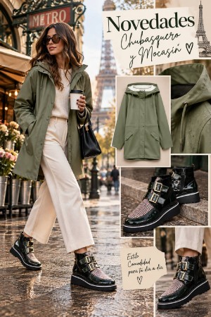 MOCASIN ABOTINADO KIRA VERDE 2