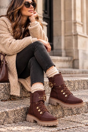 BOTA BRUMA IMPERMEABLE MARRON