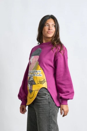 SUDADERA DESCONEXION MORADO 2