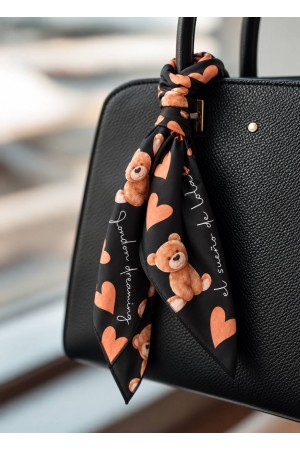 PAÑUELO LONDON BEAR NEGRO